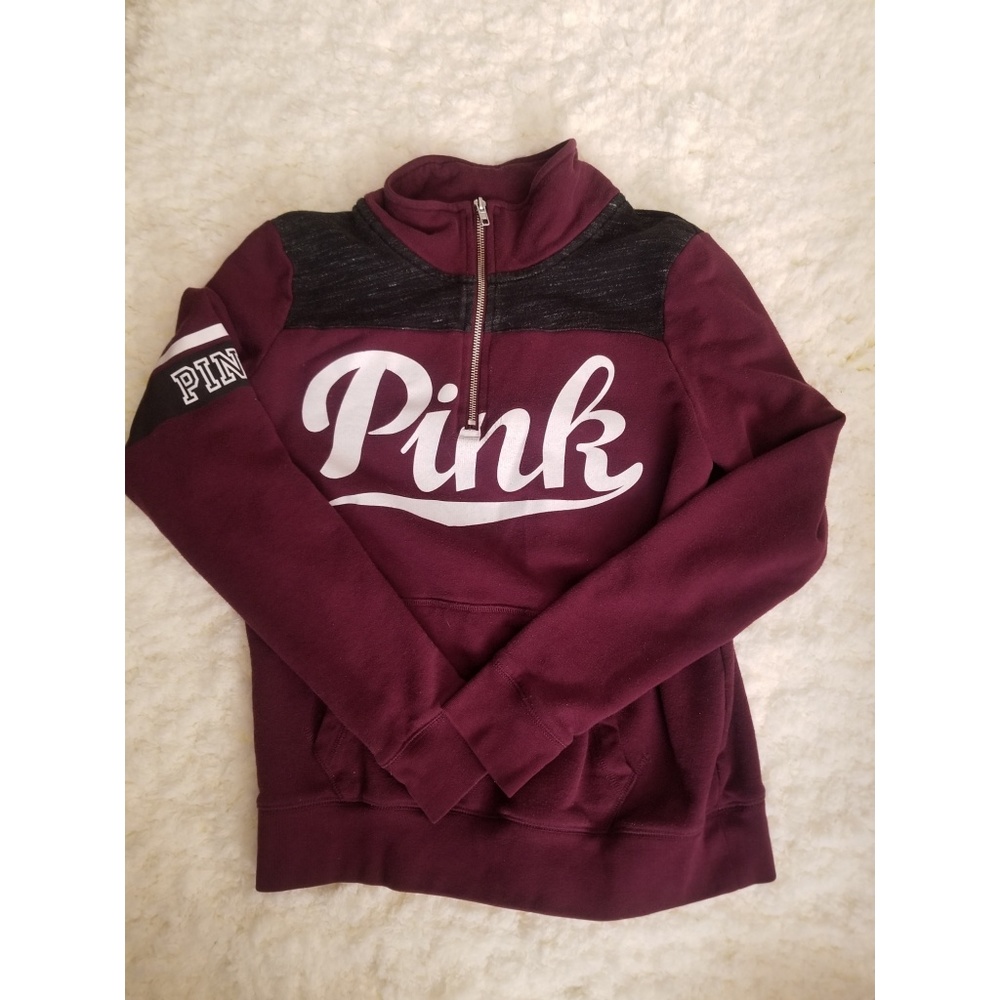 PINK Victoria's secret half zip sweater